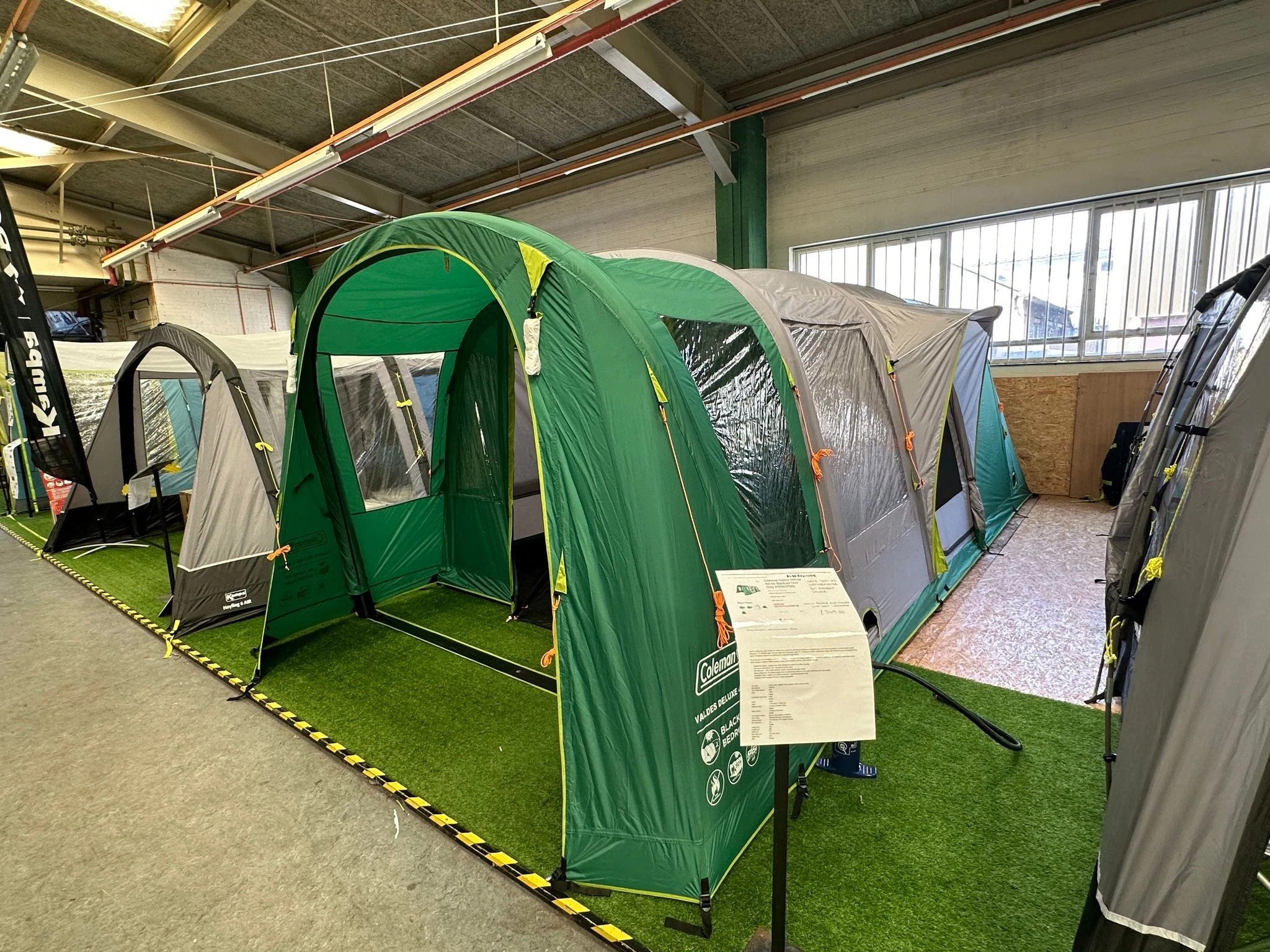 Coleman Valdes Deluxe 4xl Air Open Fronted Blackout Tent Package With Carpet And Groundsheet 2000037563 2 Coleman Valdes Deluxe 4xl Air Open Fronted Blackout Tent Package With Carpet And Groundsheet 2000037563 - Image 2