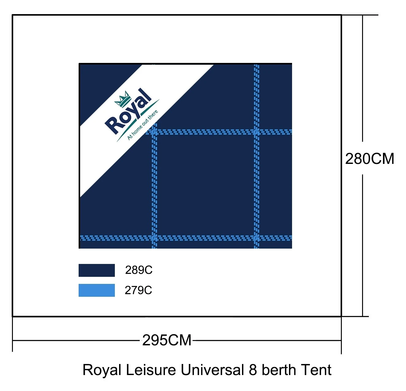 Royal Leisure Universal Luxury 3 Layer Tent Carpet 295cm X 280cm (Fits Buckland 8 ) W481 1 Royal Leisure Universal Luxury 3 Layer Tent Carpet 295cm X 280cm (Fits Buckland 8 ) W481