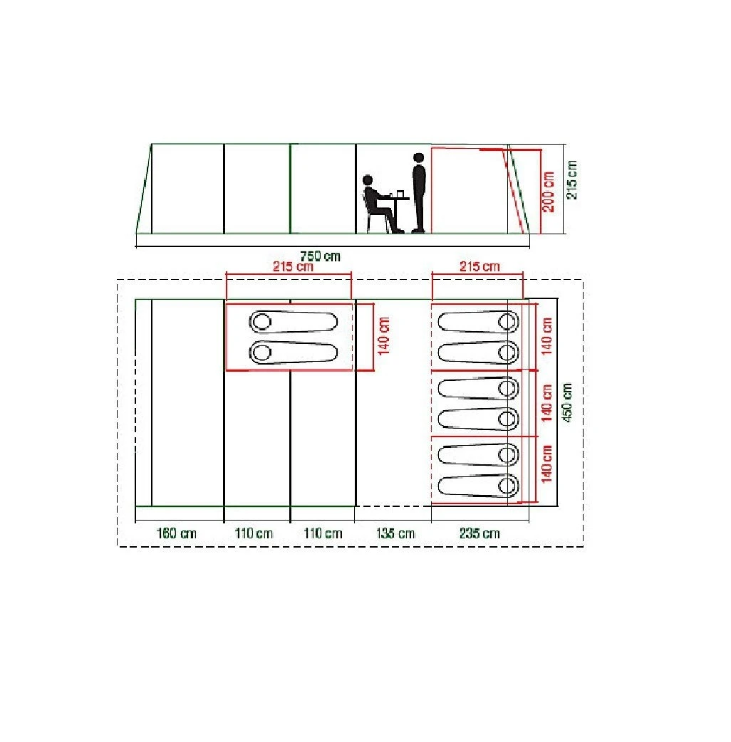 Coleman Weathermaster 8XL Premium Air Tent Blackout INFLATABLE 2000035190 2023 15 Coleman Weathermaster 8XL Premium Air Tent Blackout INFLATABLE 2000035190 2023 - Image 15
